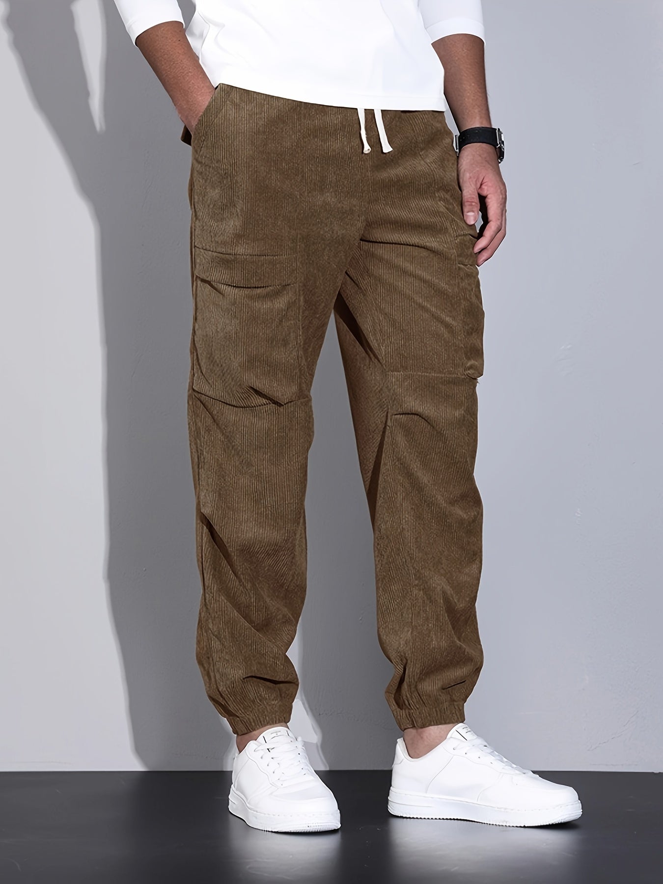 LUXSSE | PANTALONI CARGO IN CORDUROY