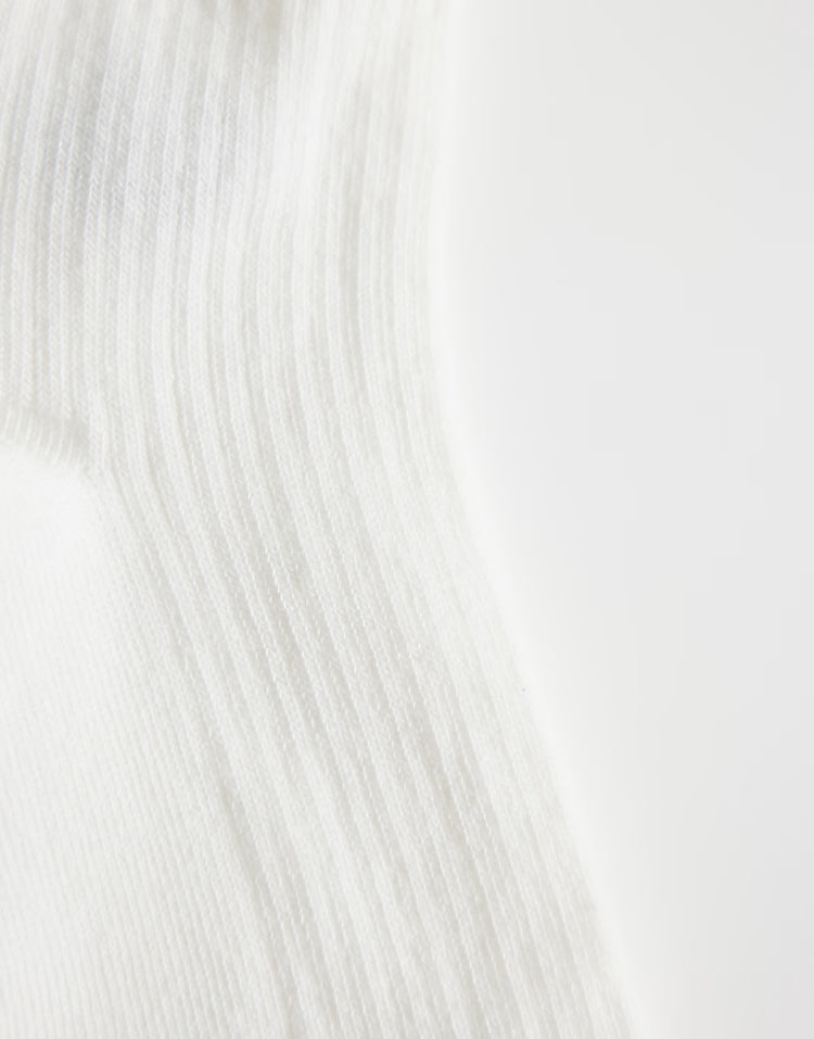 Pack de 2 paires de chaussettes mi-mollet à volants adidas Originals en noir et blanc
