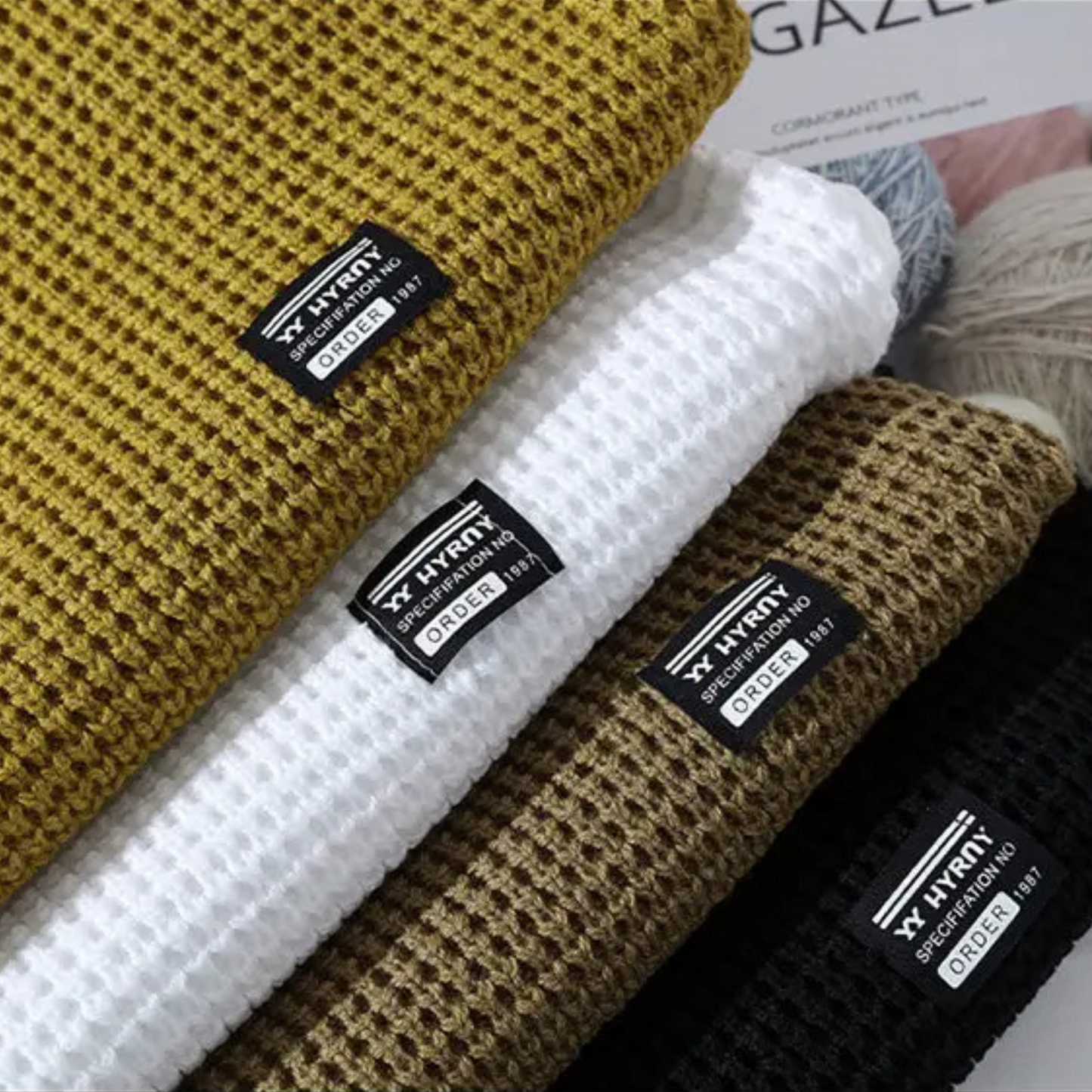 LUXSSE | PULL EN NID D'ABEILLE PREMIUM