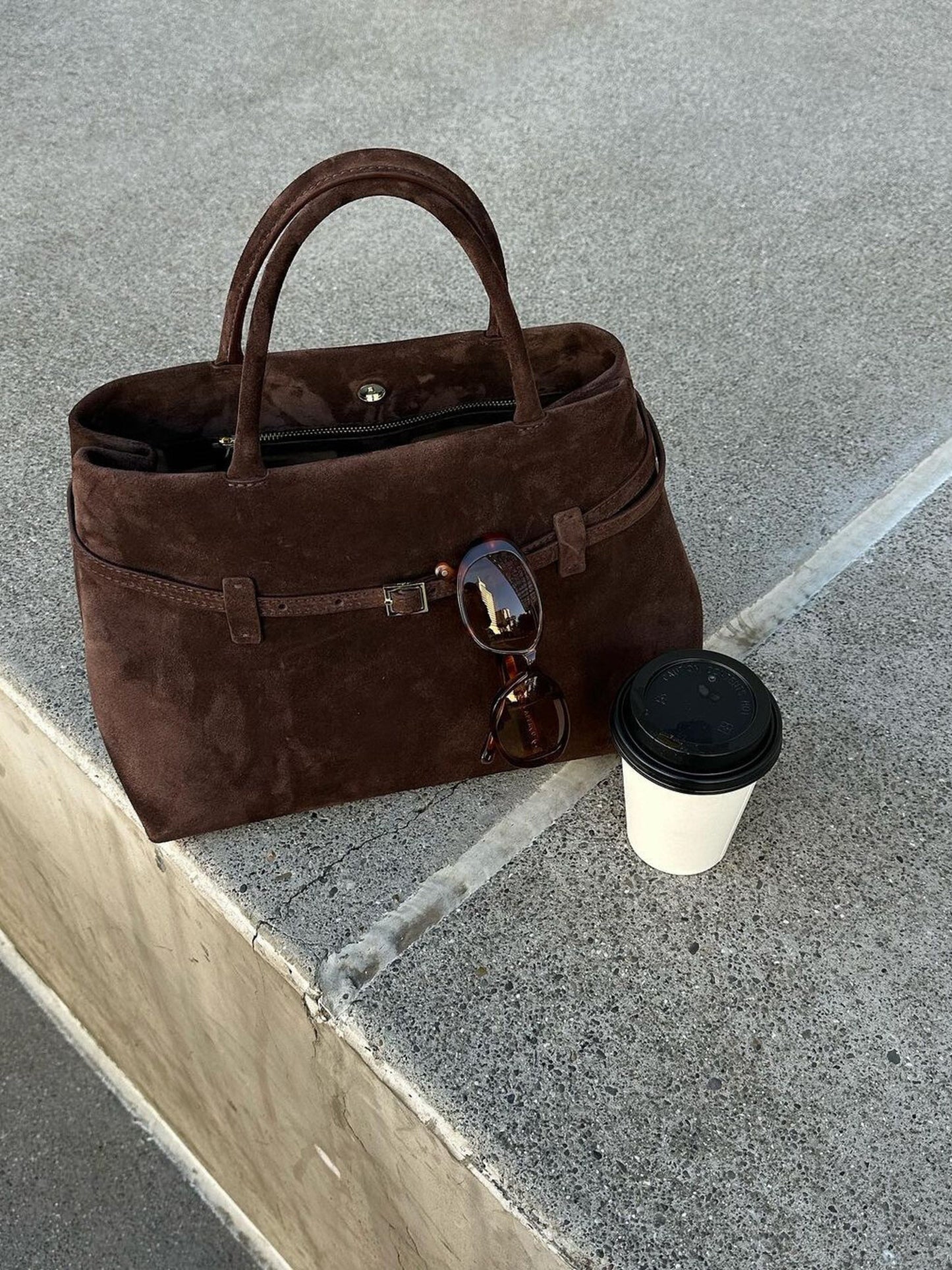 Sac Bandoulière en Daim Luxe