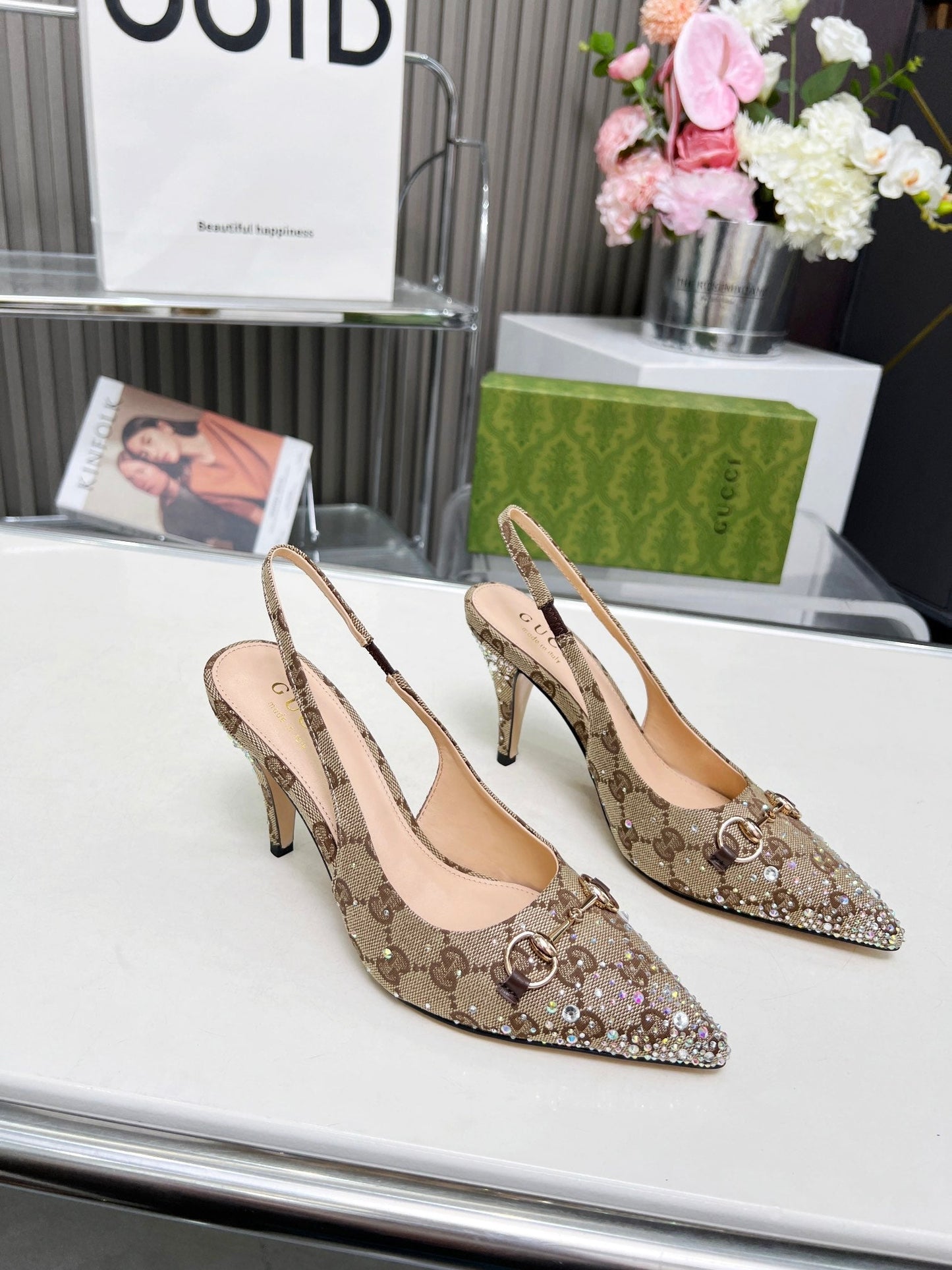 Slingbacks "Milano" — L'Éclat Strassé
