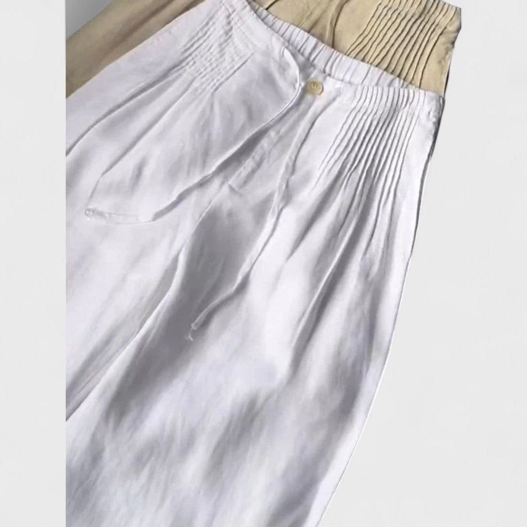 Pantalons Isalie à Jambe Large