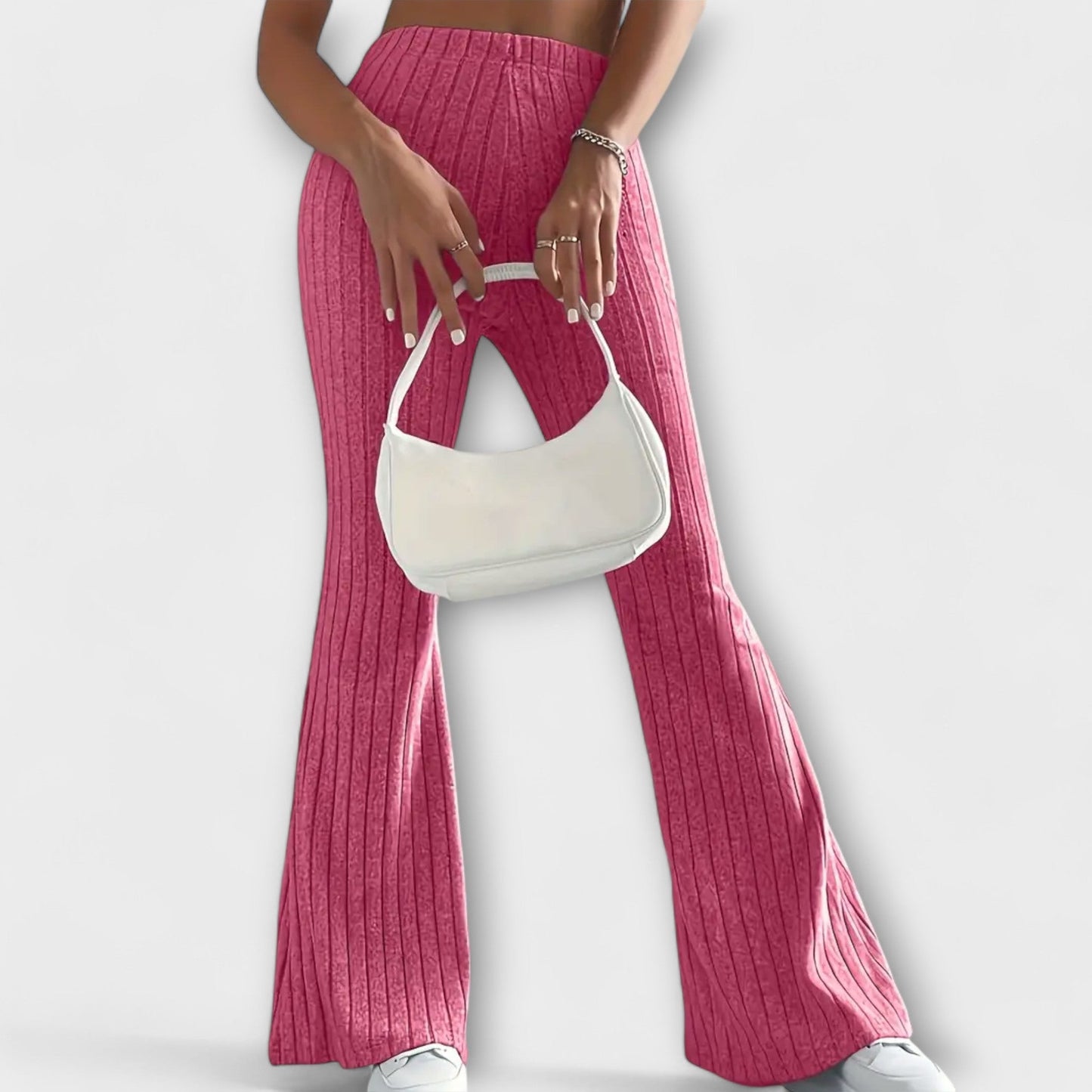 Luretta – Pantaloni svasati con struttura fine