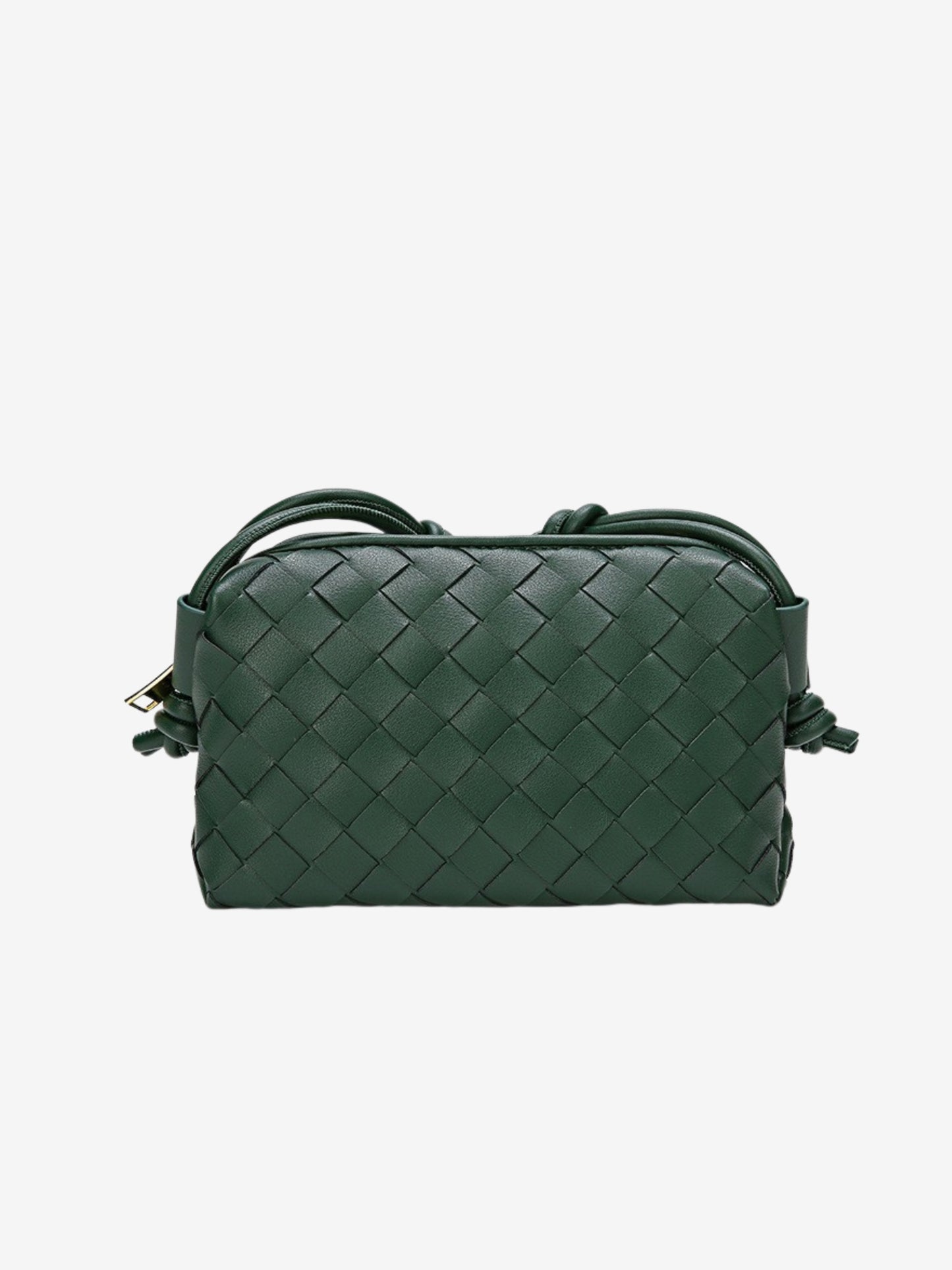 Janna | Borsa a tracolla compatta intrecciata per ogni giorno