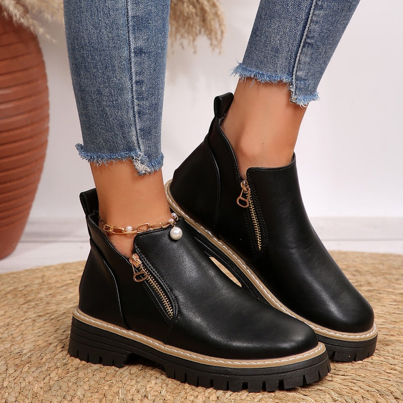 Katrina™ | Bottines en Cuir Confortables