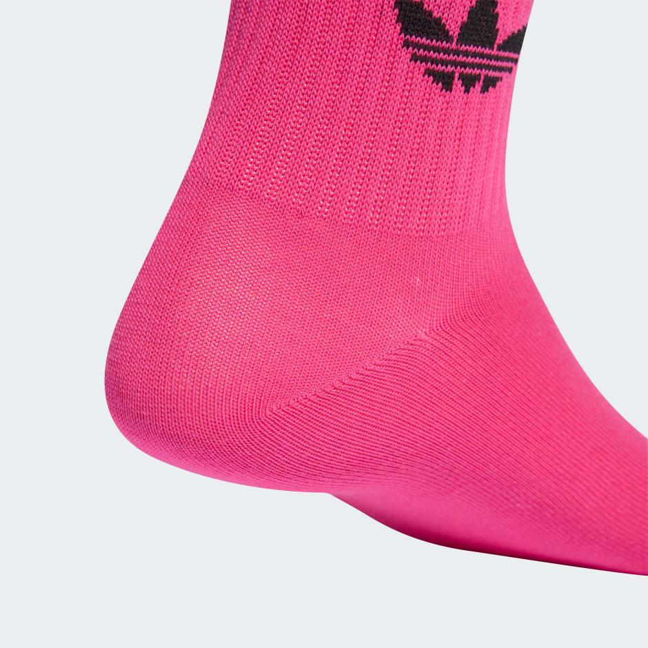 3-Stripe Mid-Calf Socks (3 pairs)