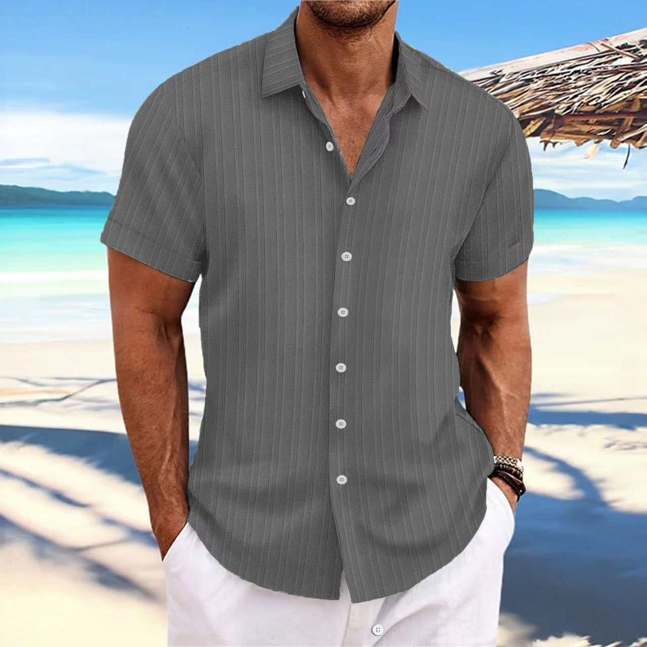 TEODORO | CAMICIA CASUAL LEGGERA