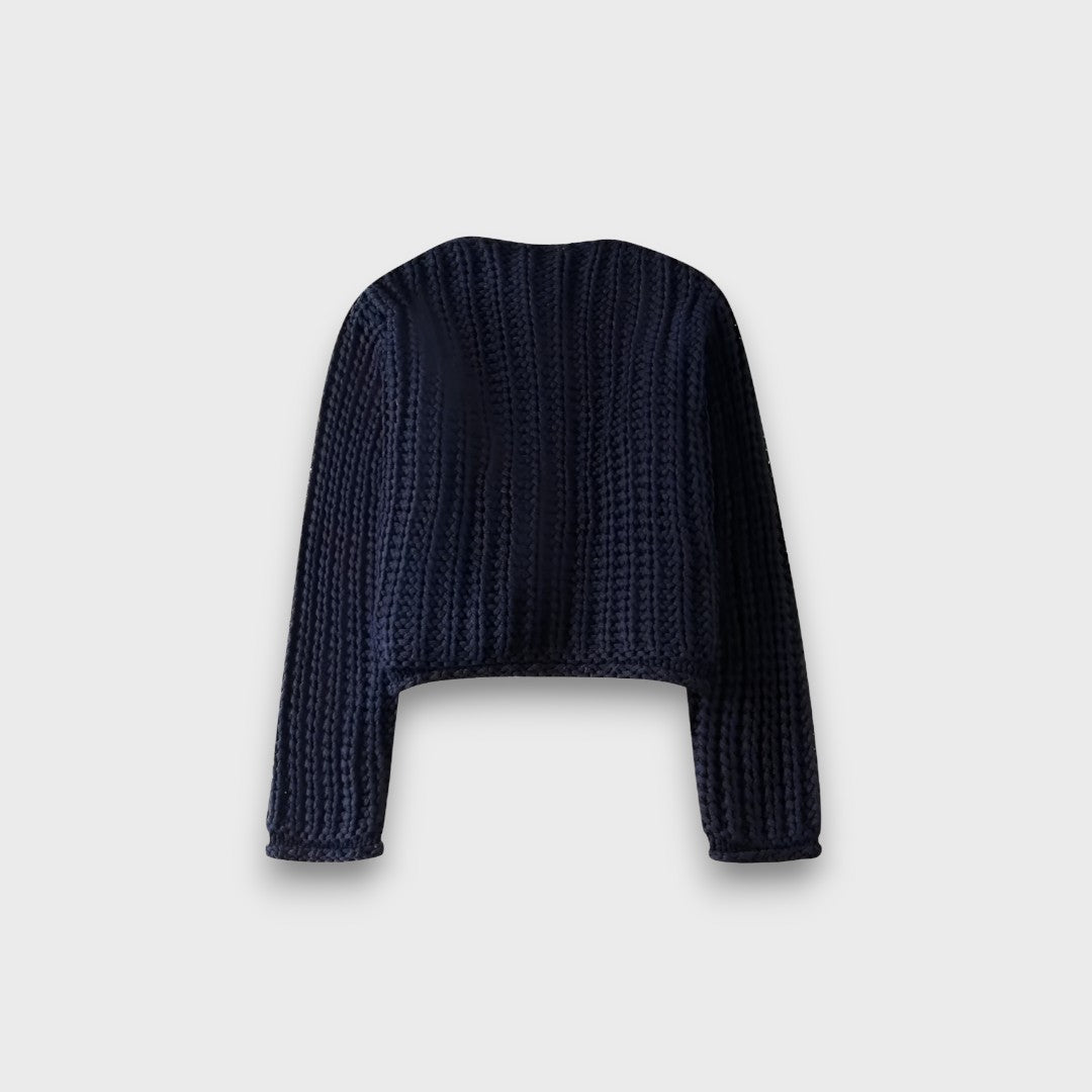 Cardigan Court en Maille Chunky