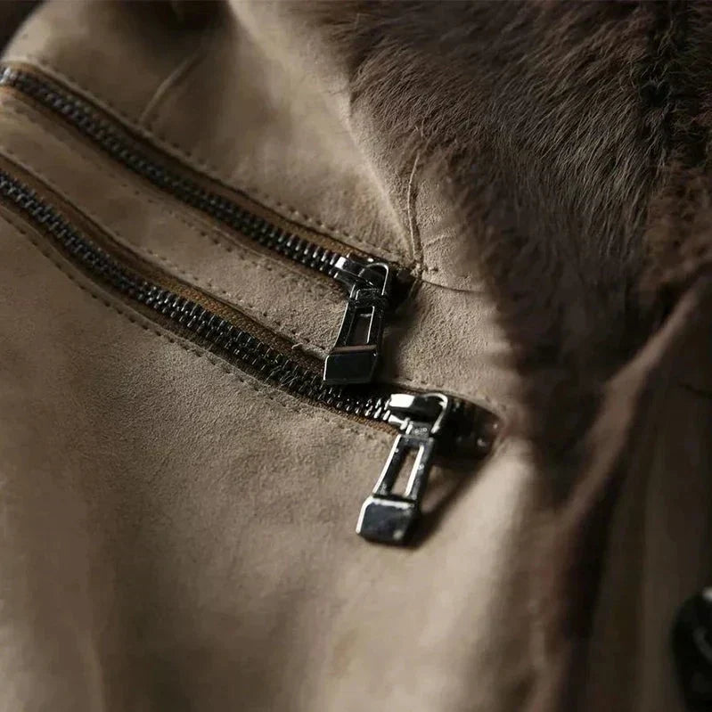 Giacca in pelle di pecora