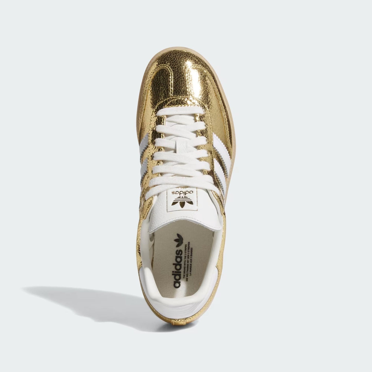 AD Samba OG Cracked Metallic Pack – Gold Leather