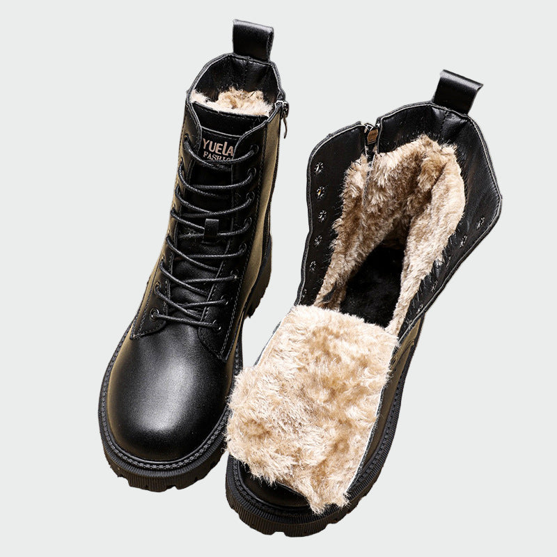Bottines d'Hiver en Cuir