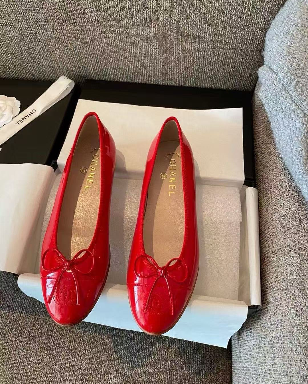 Ballerines "Intemporelles" — Cuir & Daim Signature