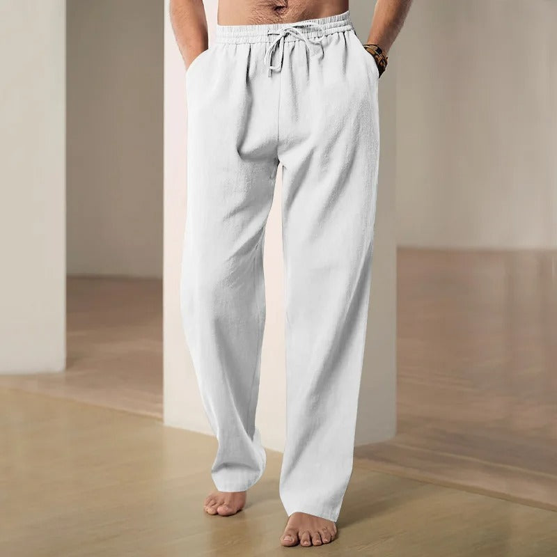 LUXSSE | PANTALONI IN LINO IBIZA