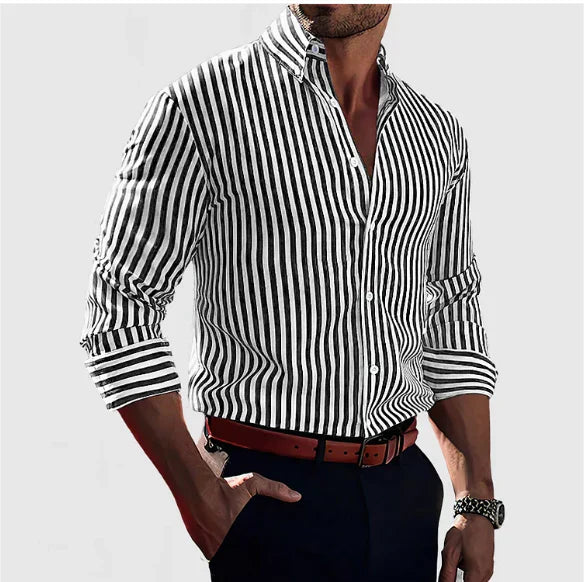 LEO™ | CAMICIA CONFIDENCE A RIGHE