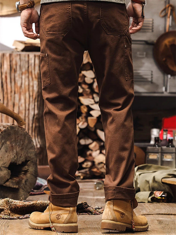 LUXSSE | PANTALONI IN COTONE UTILITY DA UOMO