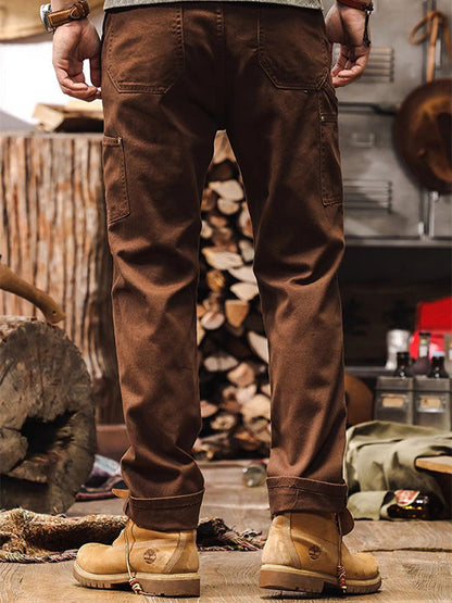 LUXSSE | PANTALONI IN COTONE UTILITY DA UOMO