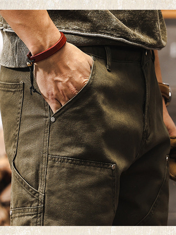 LUXSSE | PANTALONI IN COTONE UTILITY DA UOMO