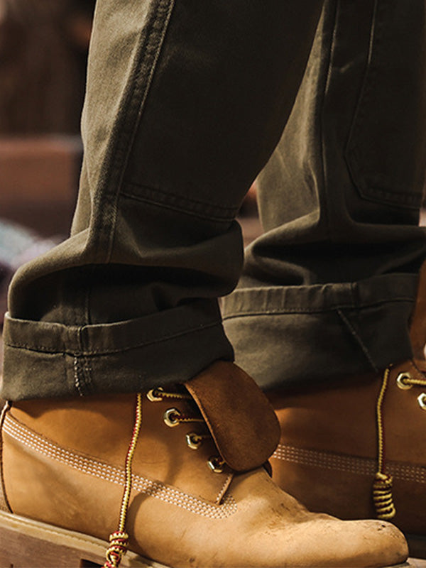 LUXSSE | PANTALONI IN COTONE UTILITY DA UOMO