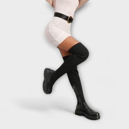 Lureva – Stivali Overknee con Suola Chunky