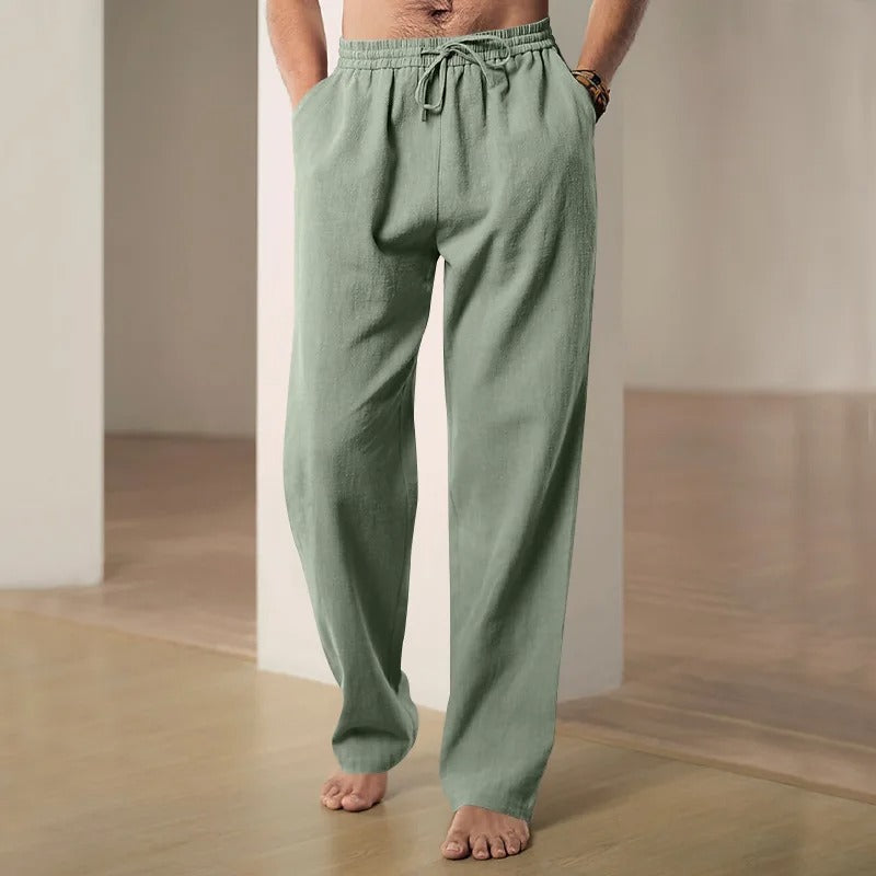 LUXSSE | PANTALONI IN LINO IBIZA