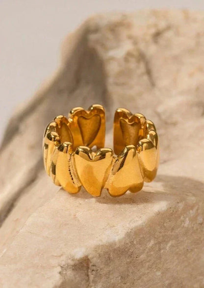 Hazel | Anello a Cuore Avvolgente