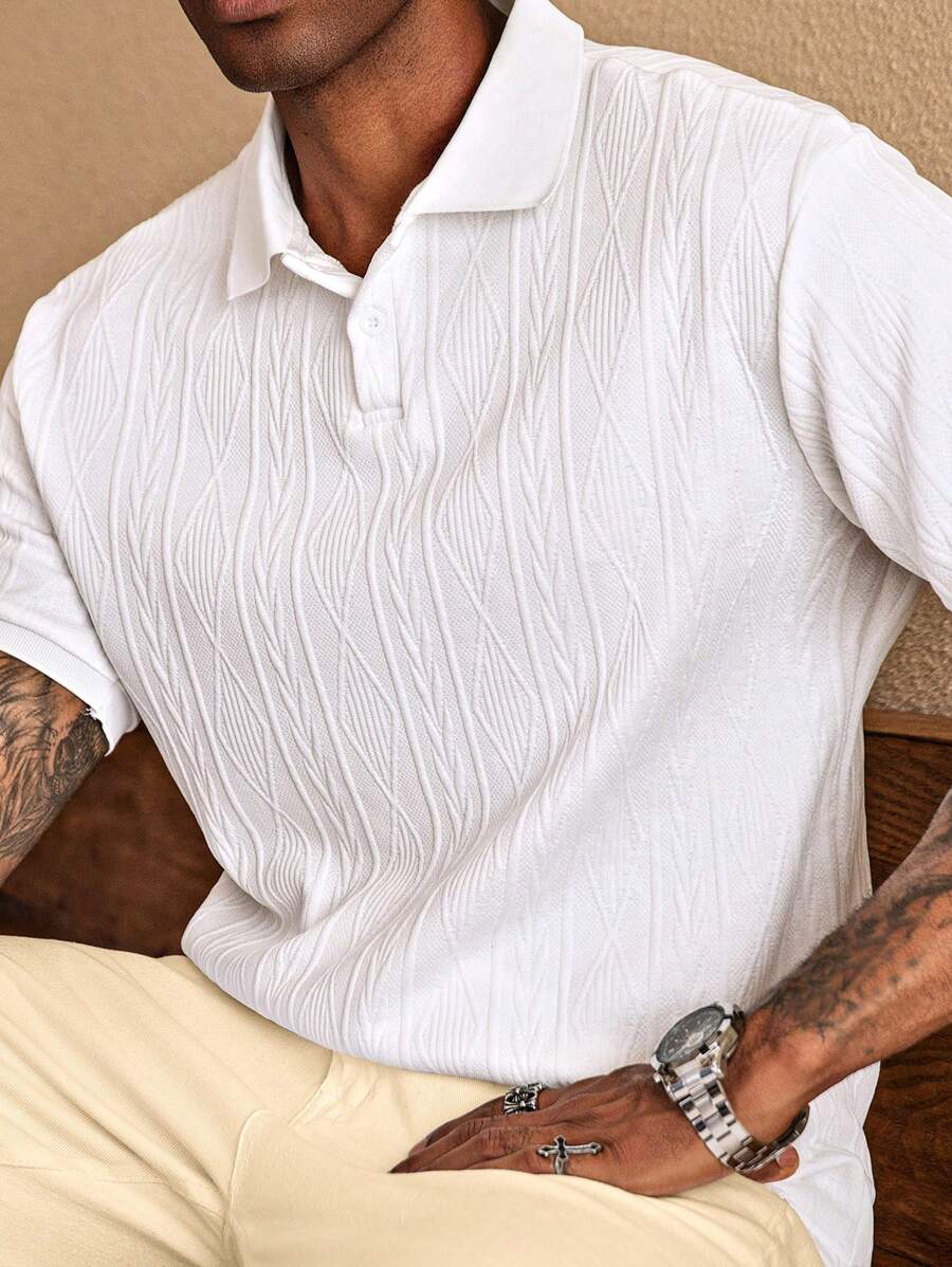 LUXSSE | POLO CASUAL ÉTÉ AVEC BOUTONS