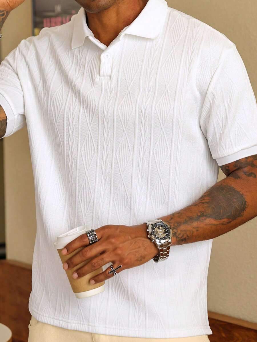 LUXSSE | POLO CASUAL ÉTÉ AVEC BOUTONS