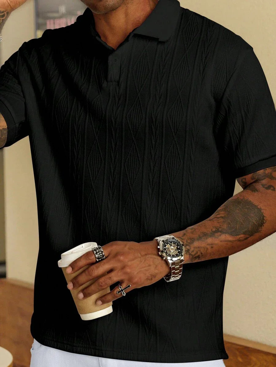 LUXSSE | POLO CASUAL ÉTÉ AVEC BOUTONS