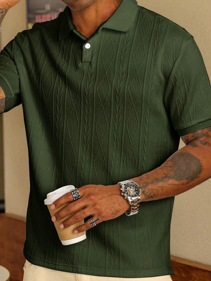 LUXSSE | POLO CASUAL ÉTÉ AVEC BOUTONS