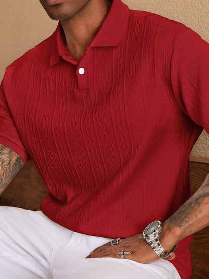 LUXSSE | POLO CASUAL ÉTÉ AVEC BOUTONS