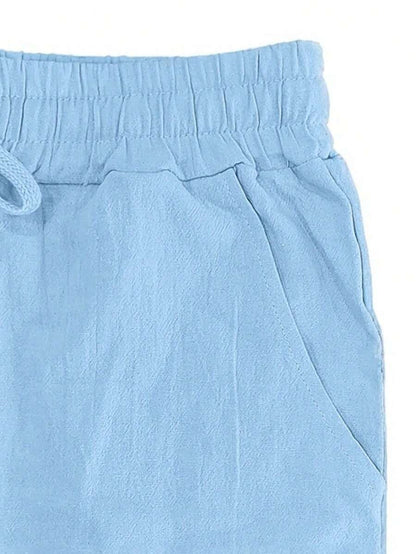 MARCO | PANTALONE LEGGERO IN LINO CON LACCIO