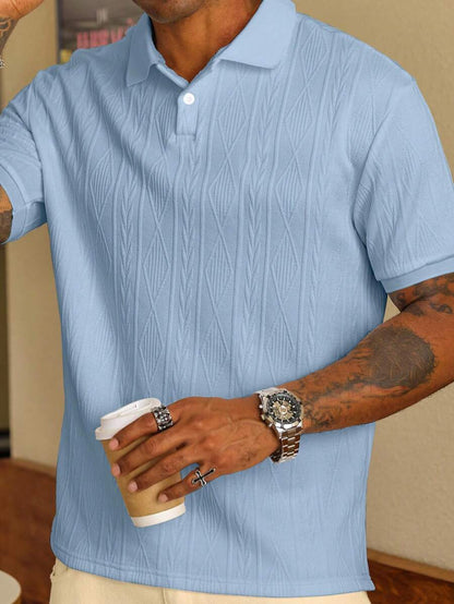 LUXSSE | POLO CASUAL ÉTÉ AVEC BOUTONS