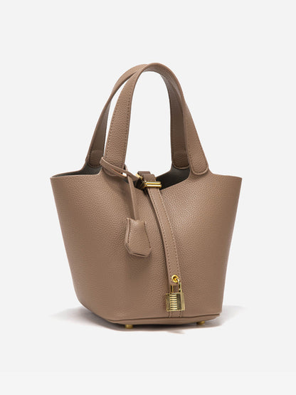 Glaiza | Borsa a Secchiello Gold-Lock Elegante