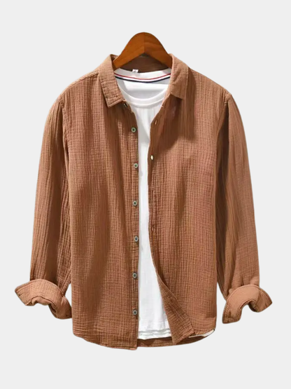 DUMONT LYON | CHEMISE ÉLÉGANTE EN COTON DOUX COMME DE LA SOIE