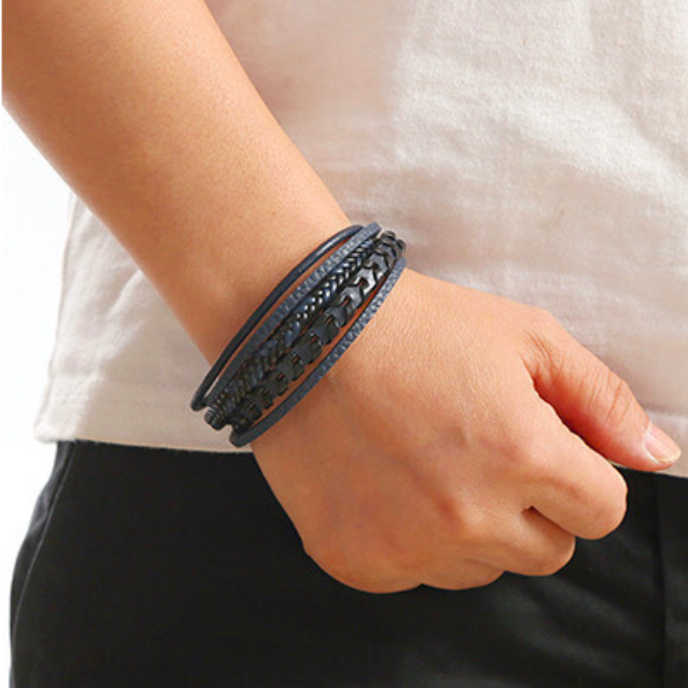 LUXSSE | BRACELET HOMME EN CUIR DE LUXE