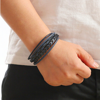 LUXSSE | BRACELET HOMME EN CUIR DE LUXE