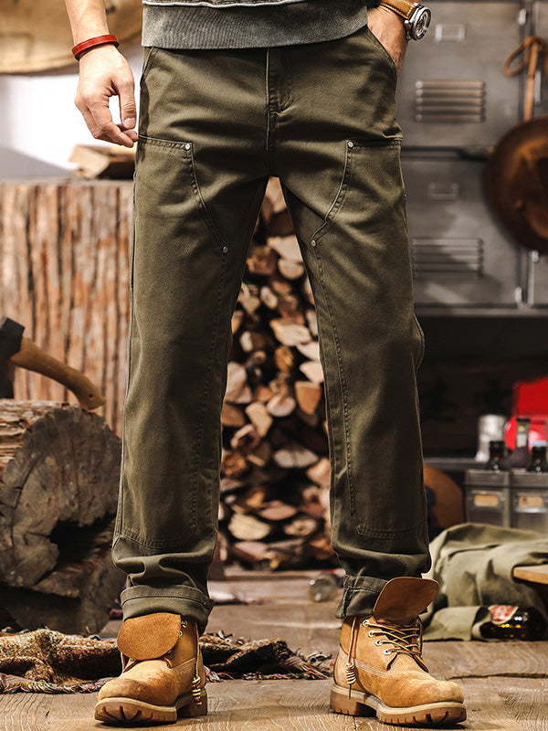 LUXSSE | PANTALONI IN COTONE UTILITY DA UOMO