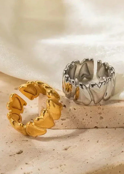 Hazel | Anello a Cuore Avvolgente