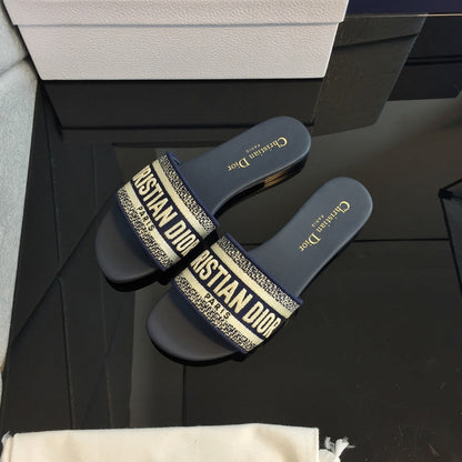 Mules "Signature Dway" — Éclat Brodé