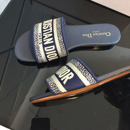 Mules "Signature Dway" — Éclat Brodé