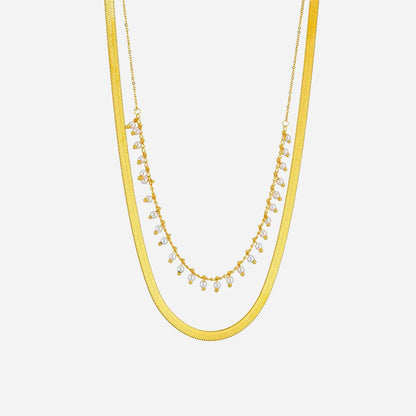 Marizanne | Collana Serpente di Lusso & Set di Gioielli con Perle in Oro 18K