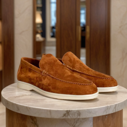 ROSSI ROMA™ | LOAFERS IN PELLE SCAMOSCIATA DI LUSSO