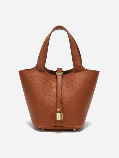 Glaiza | Borsa a Secchiello Gold-Lock Elegante