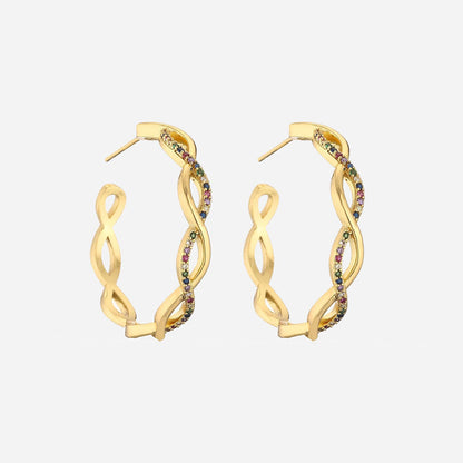 Julenyssa | Orecchini Wave in Oro 18K