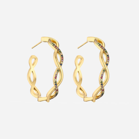 Julenyssa | Orecchini Wave in Oro 18K