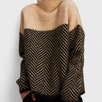 Malene - Maglione a collo alto in cotone