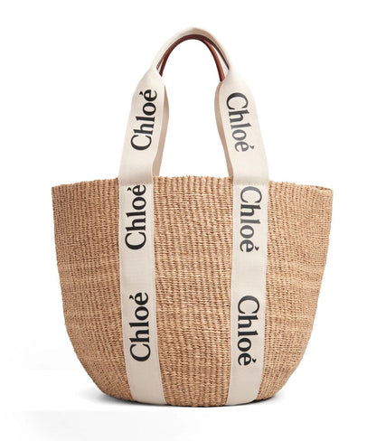 Le Panier "Céleste" — Cabas Tressé à Rubans
