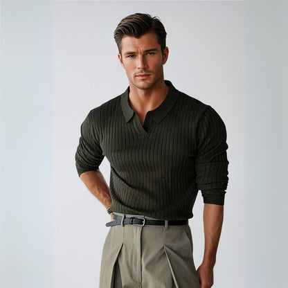 GIOVANNI | MAGLIONE CLASSICO CON COLLETTO