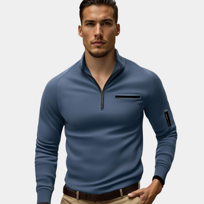 ROBERTO | POLO MODERNA CON DETTAGLI ZIP