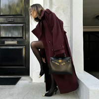 AMALIA™ | Trench-coat bordeaux